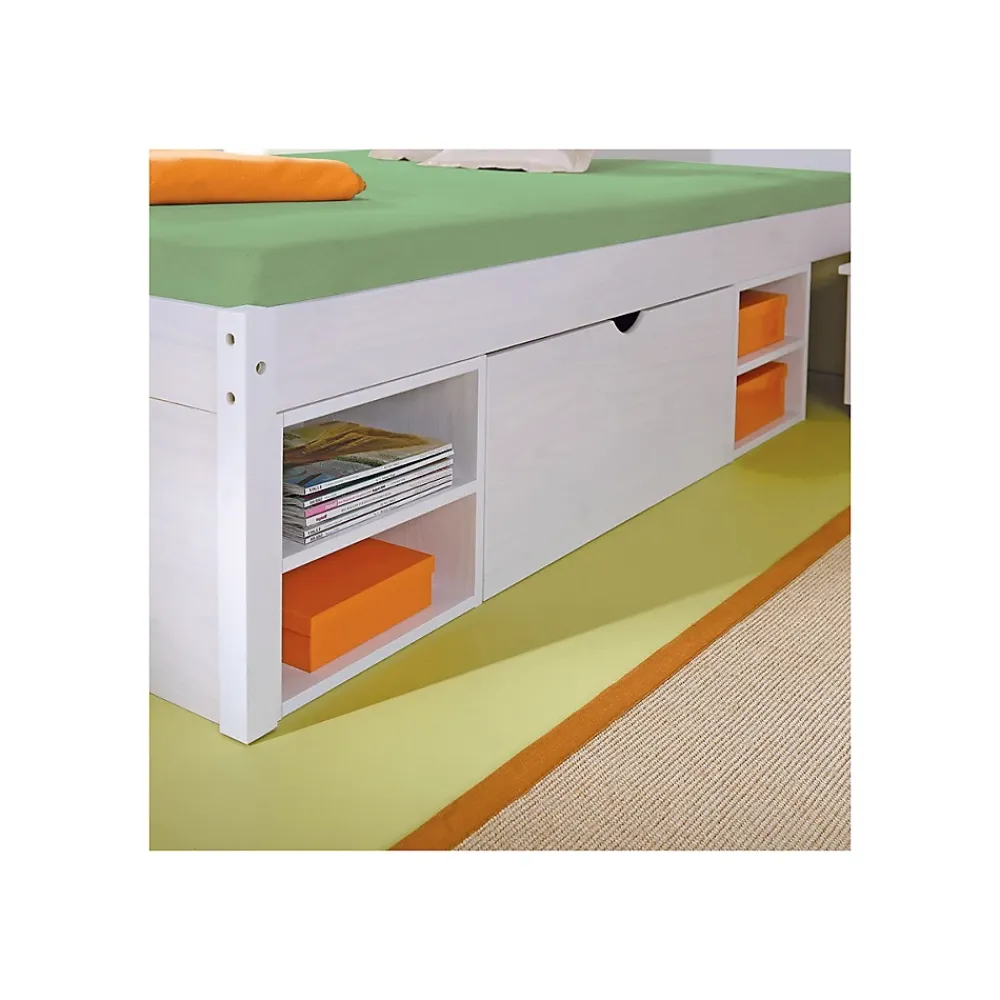 Paris Prix Lit Multi-Rangements "Clark" 140x200cm Blanc* Lit Double