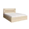 Meublorama Lit NOFI 180 x 200 cm avec sommier et 2 tiroirs de rangement - coloris chene sonoma* Lit Avec Rangement