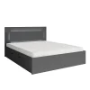 Lit NOFI avec sommier 160 x 200 cm avec 2 tiroirs de rangement - gris graphite>Meublorama Outlet