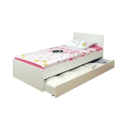 Weber Industries Lit OSLO 90x190 + 1 tiroir / Blanc* Lit Simple