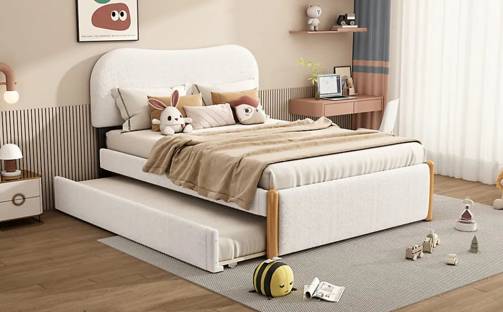 Lit Plat 140x200cm, Canapé avec Lit Escamotable, Blanc>Fortuna lai Hot