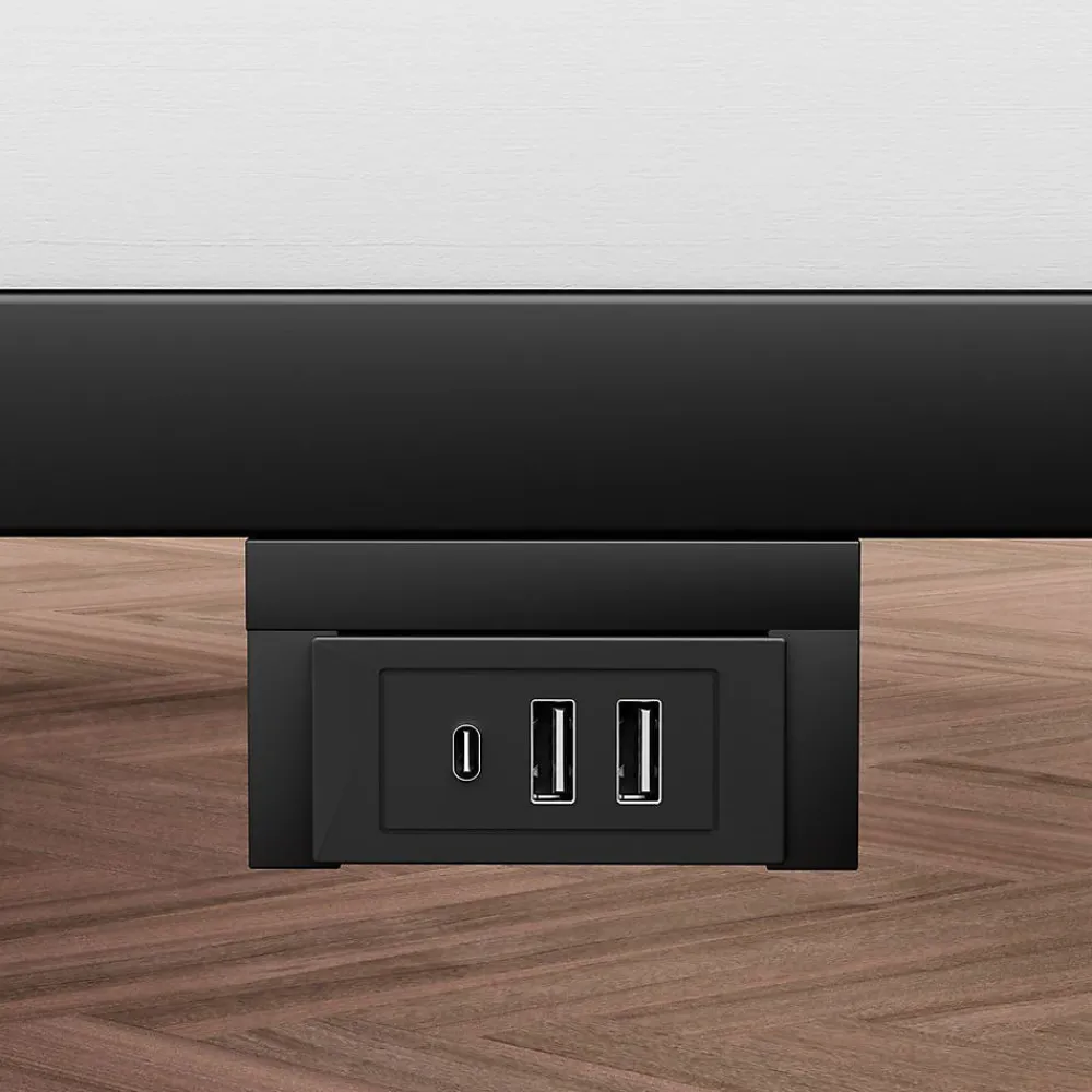 Lit plateforme métal 160x200 cm, style japonais, LED, sans tête de lit - noir>Blackcolors Sale