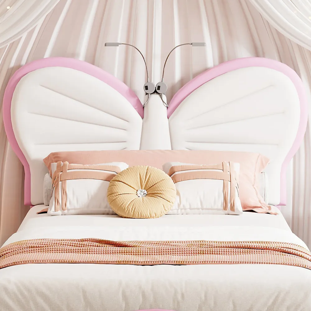 Lit Rembourré 90x200 cm, Cadre de lit Simple avec sommier à Lattes, Cadre de lit pour Enfants, Adolescents, Adultes, Velours, Pink>Simple Life New