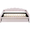 Lit Repos 90X200Cm Led Velours Rose>Blackcolors Clearance