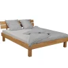 Lit RIVA 140x200 cm/ Hêtre massif huilé>Weber Industries Clearance