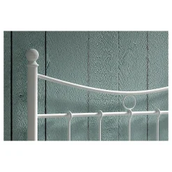Lit SENCHA 90x200 cm en métal blanc>Meublorama Sale