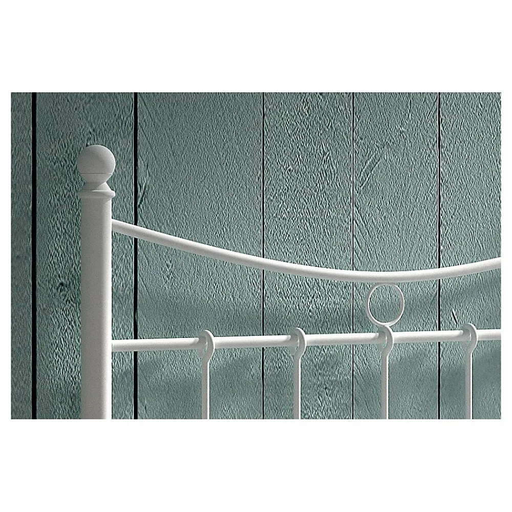 Lit SENCHA 90x200 cm en métal blanc>Meublorama Sale