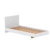 Lit simple 1 place 90x190cm Blanc avec sommier LIFA>Bb Loisir Outlet