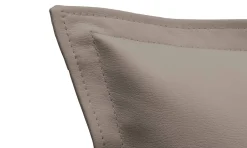 Talamo Italia Lit simple Dbruman, Lit coffre avec revêtement en similcuir, Ouverture frontale, adapté pour matelas 80x200 cm, Taupe* Lit Coffre