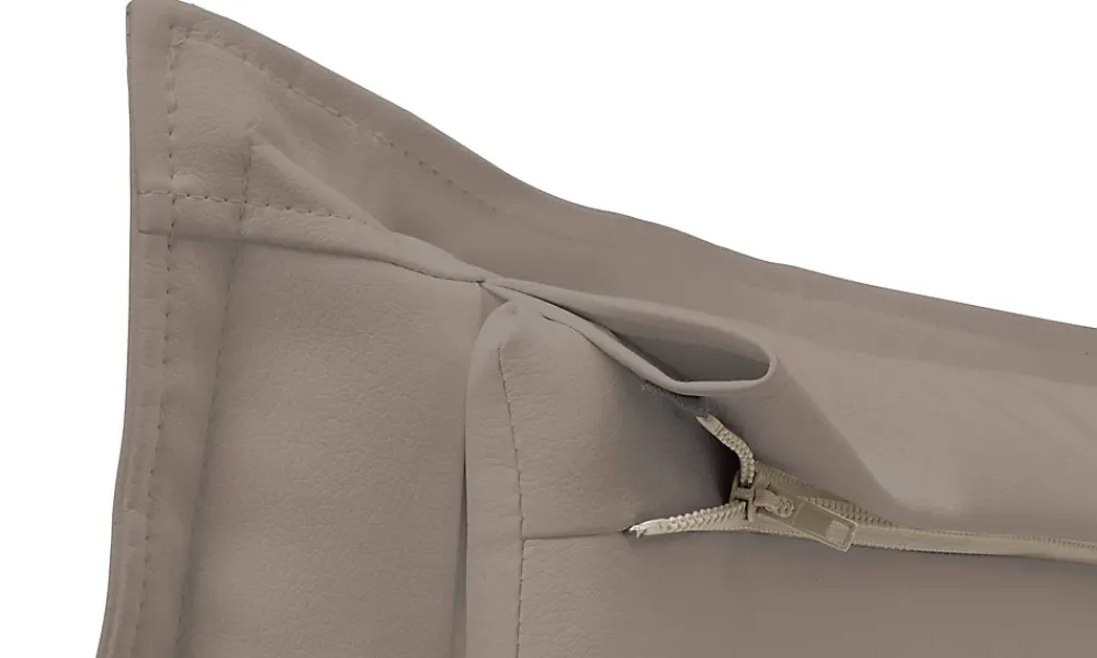 Talamo Italia Lit simple Dbruman, Lit coffre avec revêtement en similcuir, Ouverture frontale, adapté pour matelas 80x200 cm, Taupe* Lit Coffre