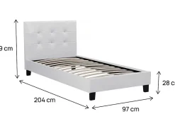 Habitat Et Jardin Lit simple en pvc 