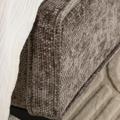 Lit simple LEVERDA 90 x 190 cm, revêtement en tissu - Gris><noscript><img width=