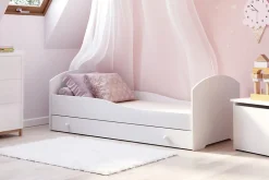Lit simple Luk 160x80 avec tiroir><noscript><img width=