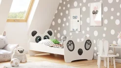 Lit simple Panda 160x80 avec matelas>Kobi Outlet