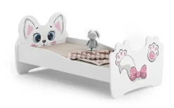 Lit simple Pink Cat 140x70 avec matelas>Kobi Online