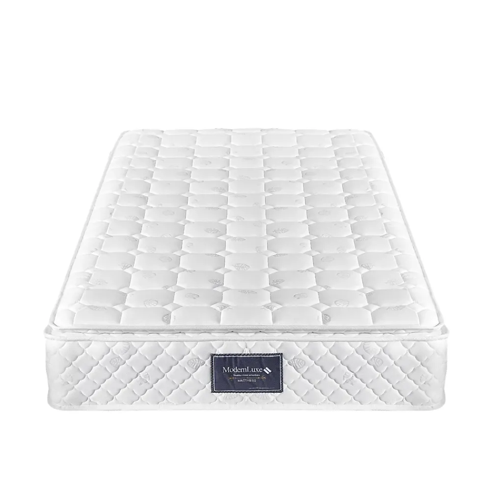 Generique Lit simple 90x200 cm - Lit adulte capitonné avec sommier à lattes - Lin - Matelas Inclus - Gris* Lit Simple