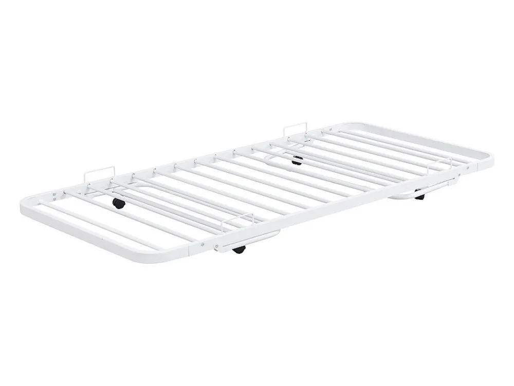 Lit sommier d'appoint pliant 90 x 190 cm - Métal - Blanc - ADONIS II>Vente-unique Clearance