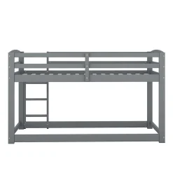 Lit Superposé Enfant 90X200Cm Pin Gris>Blackcolors Outlet