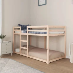 Lit superposé sans matelas 90x190 cm bois de pin massif><noscript><img width=
