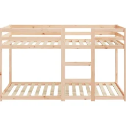 Lit superposé sans matelas 90x190 cm bois de pin massif><noscript><img width=