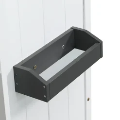 Lit superposé 90x200 cm avec escalier intégré, cabane décorative et structure en pin/MDF, gain de place><noscript><img width=