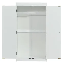 Fortuna lai Lit superposé 90x200 cm avec table, armoire, sécurité, échelle 4 marches, cadre bois*Enfant Lit Enfant