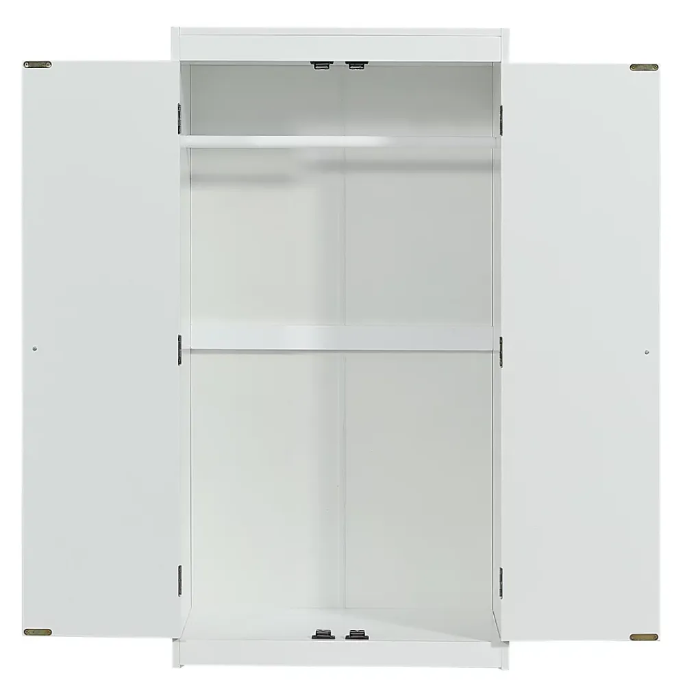 Fortuna lai Lit superposé 90x200 cm avec table, armoire, sécurité, échelle 4 marches, cadre bois*Enfant Lit Enfant