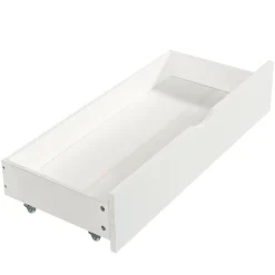 Lit superposé 90x200 cm, fenêtres, 4 étagères, sécurité, échelle 4 marches, cadre bois>Fortuna lai Hot