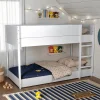 Weber Industries LIT SUPERPOSE 90x190 BOB + 2 SOMMIERS / Blanc*Enfant Lit Enfant