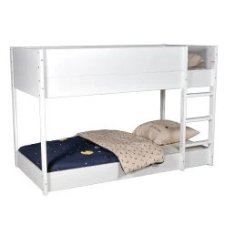 Weber Industries LIT SUPERPOSE 90x190 BOB + 2 SOMMIERS / Blanc*Enfant Lit Enfant
