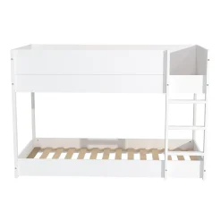 Weber Industries LIT SUPERPOSE 90x190 BOB + 2 SOMMIERS / Blanc*Enfant Lit Enfant