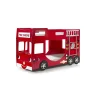 Petits-Meubles Lit superpose 90x200 Camion de pompier sommier inclus Vipack Car Beds - Rouge*Enfant Lit Enfant