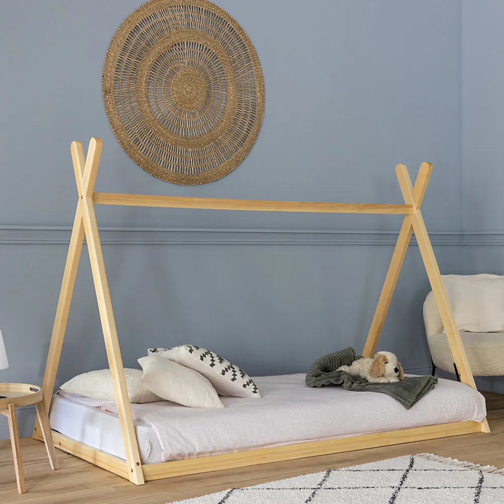 Lit tipi pour enfant 190x90cm en bois VALENTIN ->Happy Garden Sale