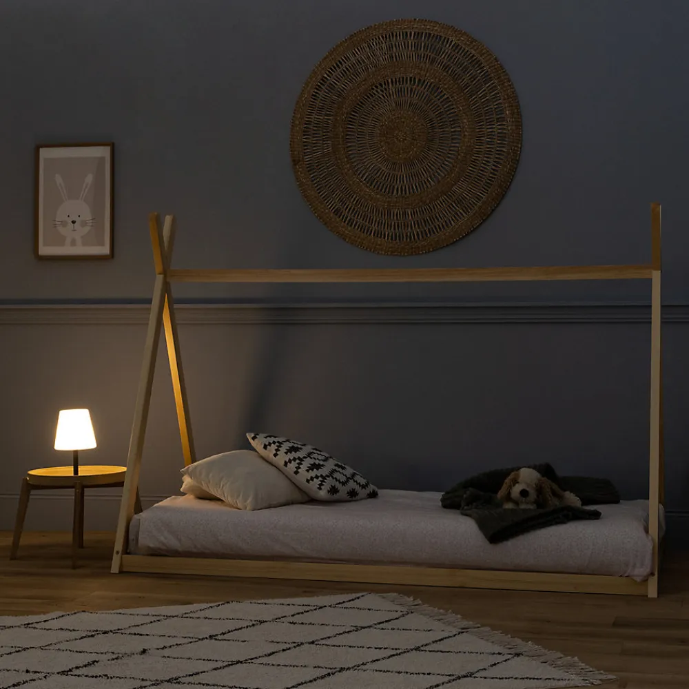 Lit tipi pour enfant 190x90cm en bois VALENTIN ->Happy Garden Sale