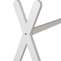 Lit tipi pour enfant 190x90cm blanc VALENTIN -><noscript><img width=