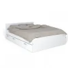 Lit TWIST 160x200 + 1 chevet + 1 tiroir / Blanc>Weber Industries Best
