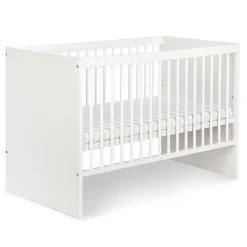 Monmobilierdesign Lit évolutif Bébé Convertible En Lit Enfant Blanc 140x70* Lit Coffre