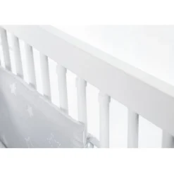 Monmobilierdesign Lit évolutif Bébé Convertible En Lit Enfant Blanc 140x70* Lit Coffre