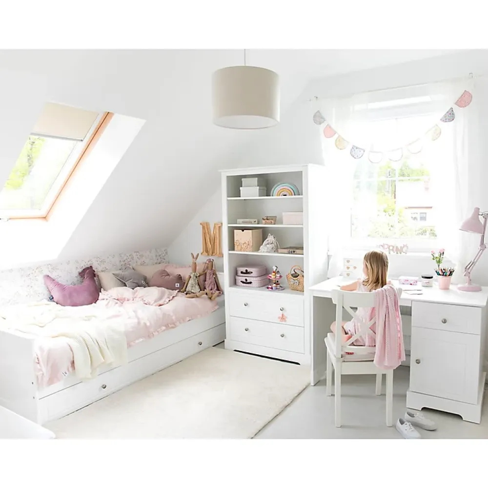 Petits-Meubles Lit 90x200 Bellamy Marylou Blanc*Enfant Lit Enfant