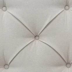 Redom Lit 160x200 cm avec coffre de rangement et tête rembourrée en coton gris clair, cadre bois massif* Lit Avec Rangement