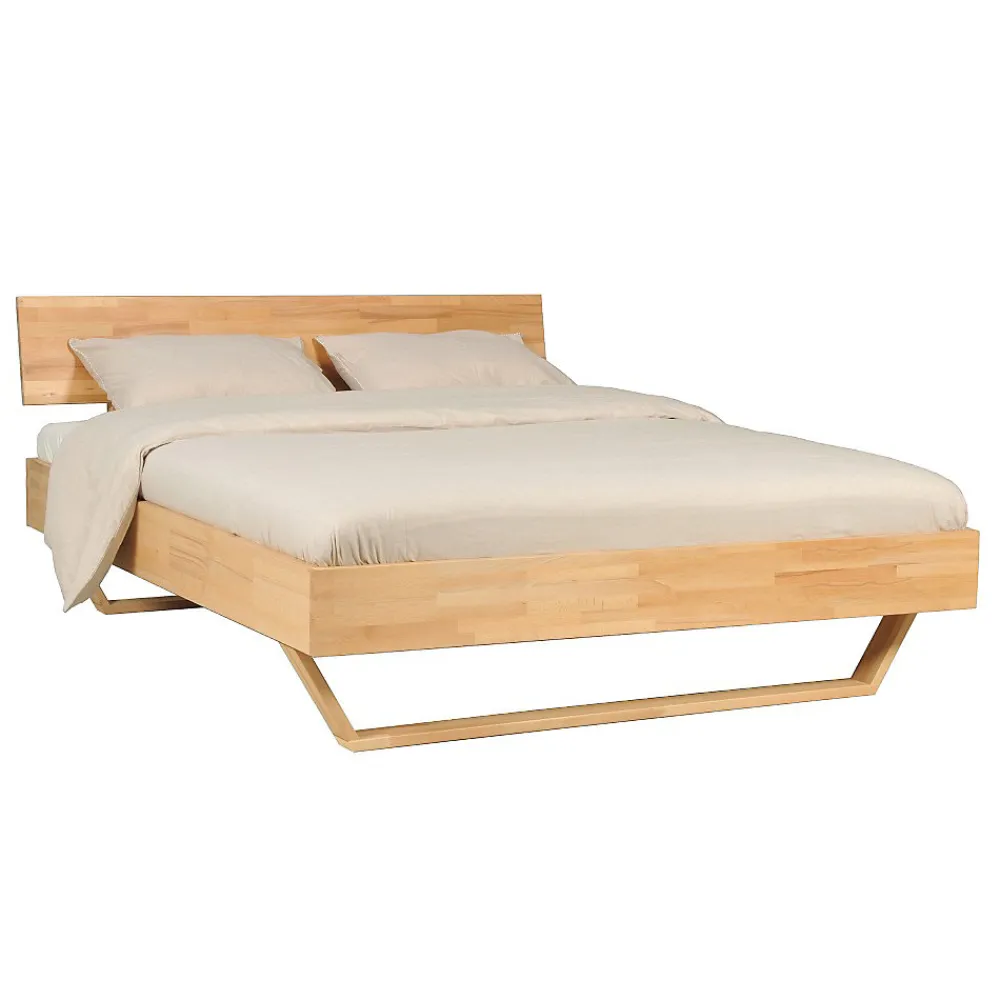 Lit 160x200 cm TAO + Sommier / Hêtre massif huilé>Weber Industries Outlet