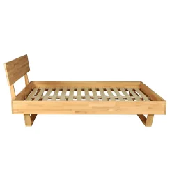 Lit 160x200 cm TAO + Sommier / Hêtre massif huilé><noscript><img width=