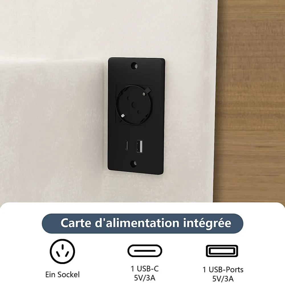 Lit 160x200 cm,avec port de chargement USB et éclairage LED,Cadre de lit, lit flottant avec Tête de lit triangle,Lit adulte,Blanc>Fortuna lai Sale
