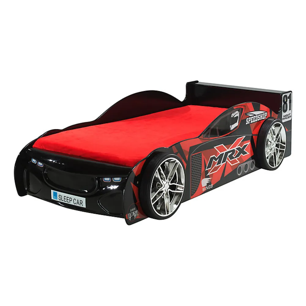 Lit 90x200 MRX SleepCar Sommier inclus Vipack Car beds - Noir>Petits-Meubles Sale