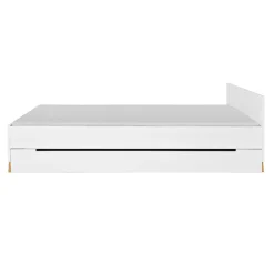 Lit 90x200 sommier et tiroir inclus Novelies Zara Blanc>Petits-Meubles Discount