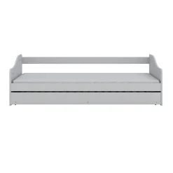 Petits-Meubles Lit 90x200 sommier et tiroir inclus Kocot Kids Allison Blanc* Lit Gigogne