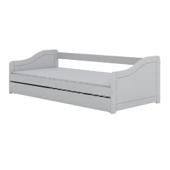 Petits-Meubles Lit 90x200 sommier et tiroir inclus Kocot Kids Allison Blanc* Lit Gigogne