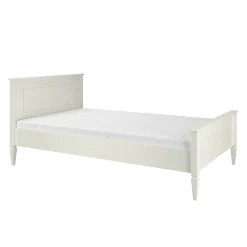 Lit 120x200 sommier inclus Bellamy Ines Blanc>Petits-Meubles Outlet