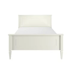 Lit 120x200 sommier inclus Bellamy Ines Blanc>Petits-Meubles Outlet