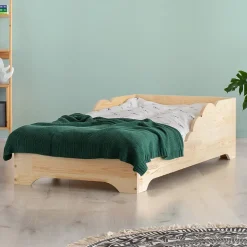 Petits-Meubles Lit 90x200 sommier inclus Blandine Bois*Enfant Lit Enfant